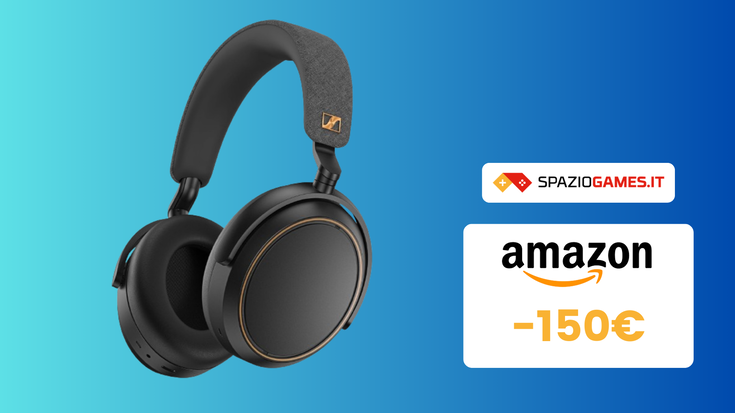 Le eccellenti cuffie Sennheiser con ANC oggi sono in super sconto (-37%)