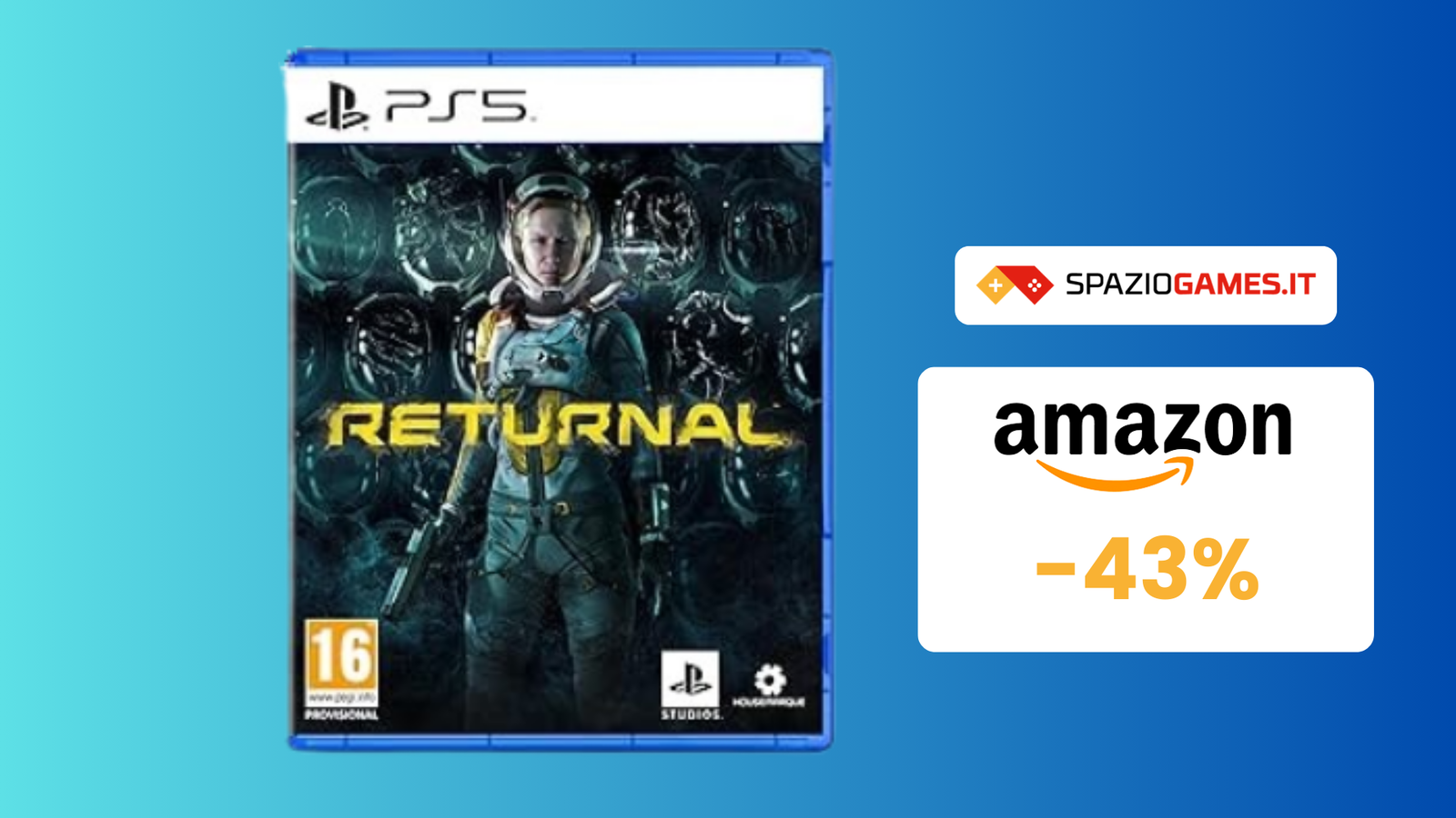 Returnal per PS5: IMPERDIBILE a 46€ con lo sconto del 43%