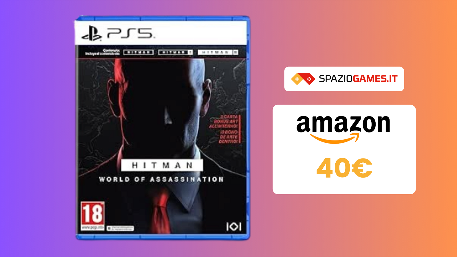 Hitman World of Assassination per PS5: prezzo TOP a 40€!