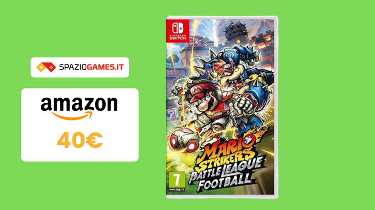 Mario Strikers Battle League Football per Switch a SOLI 40€!