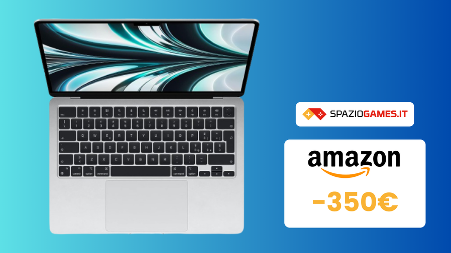 Immagine di PREZZO TOP! MacBook Air M2 a meno di 1000€ su Amazon!