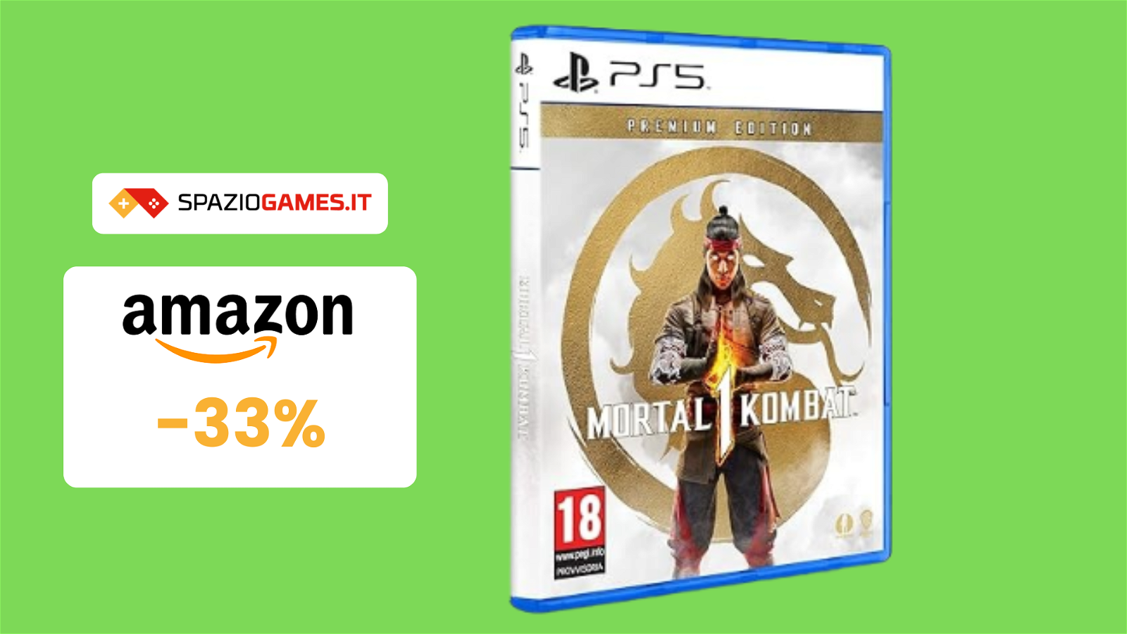 Mortal Kombat 1 Premium Edition per PS5 a 66€: -33%!