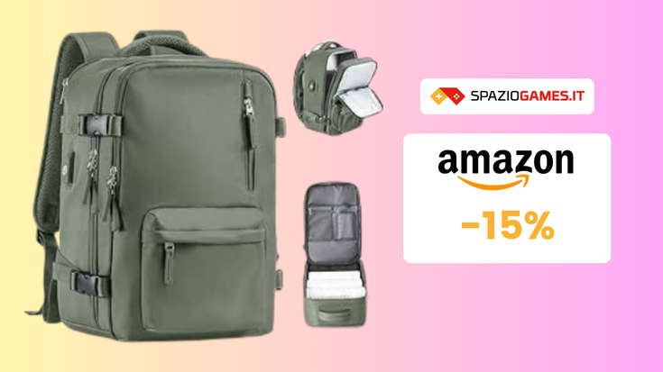 Zaino da viaggio PERFETTO come bagaglio a mano: solo 38€!