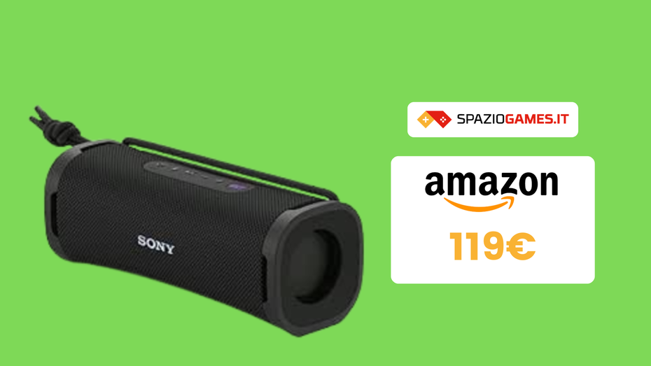 Immagine di Speaker portatile impermeabile Sony a 119€ per feste SUPER!