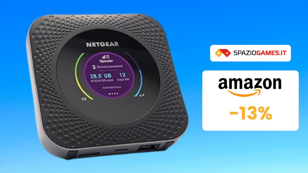 Immagine di Internet ovunque con il router portatile Netgear Nighthawk!