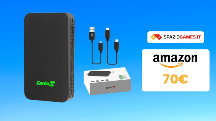 Adattatore Carlinkit 5.0 in OFFERTA per oggi a 70€!