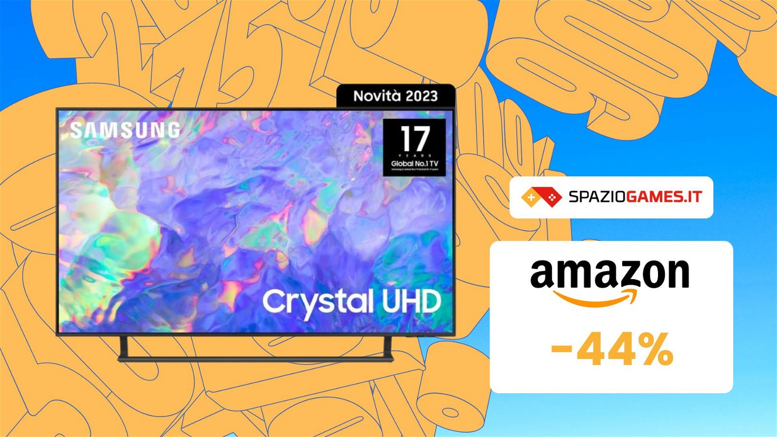 SUPER SCONTO su questa smart TV Samsung 50" 4K! -44%