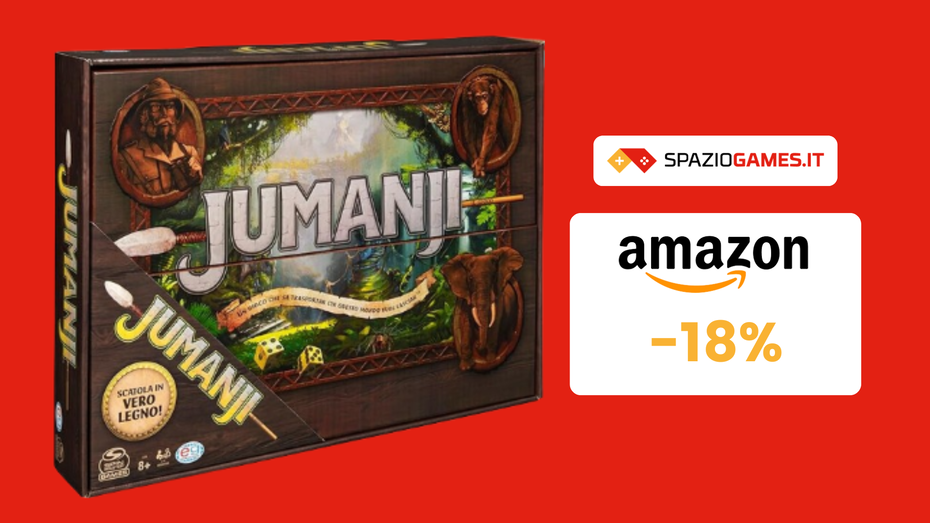 Immagine di STUPENDA edizione deluxe di Jumanji a 33€: lanciate i dadi!