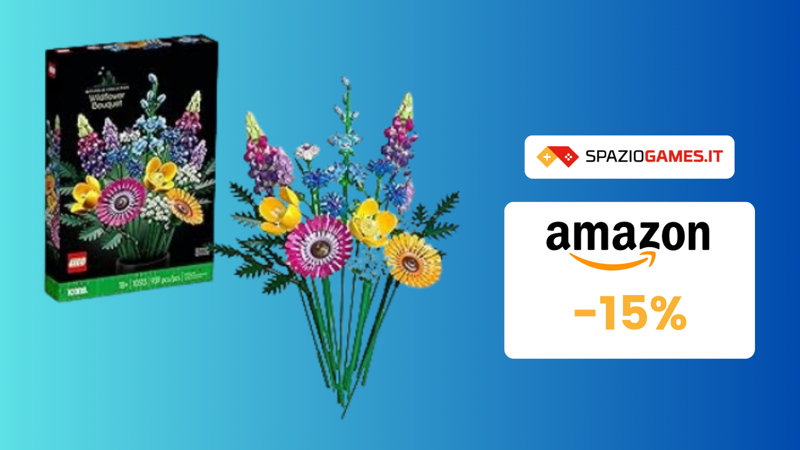 Bouquet di fiori selvatici LEGO a soli 51€: è bellissimo!