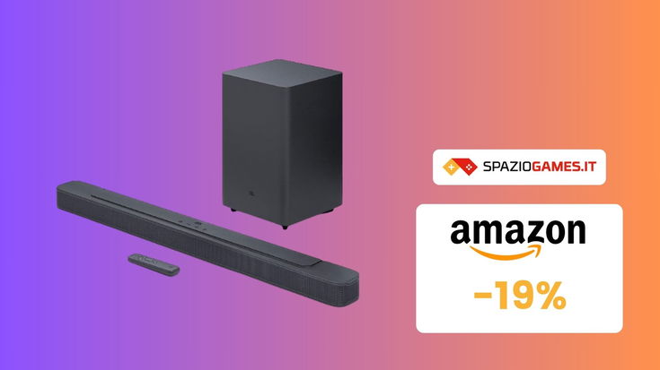 Soundbar JBL 2.1 Deep Bass MK2: CHE PREZZO! Su Amazon risparmi il 19%!