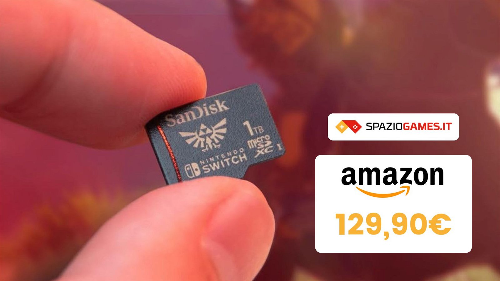 MicroSDXC SanDisk 1TB di Zelda in OFFERTA! La paghi MENO di 130€!