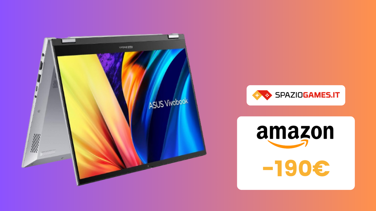 Immagine di SVENDITA TOTALE! ASUS Vivobook Flip S14 SCONTATO di 190€!
