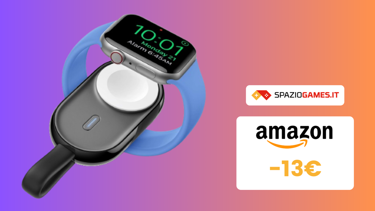 Immagine di DOPPIO SCONTO! Ottimo caricatore wireless per Apple Watch a SOLI 13€