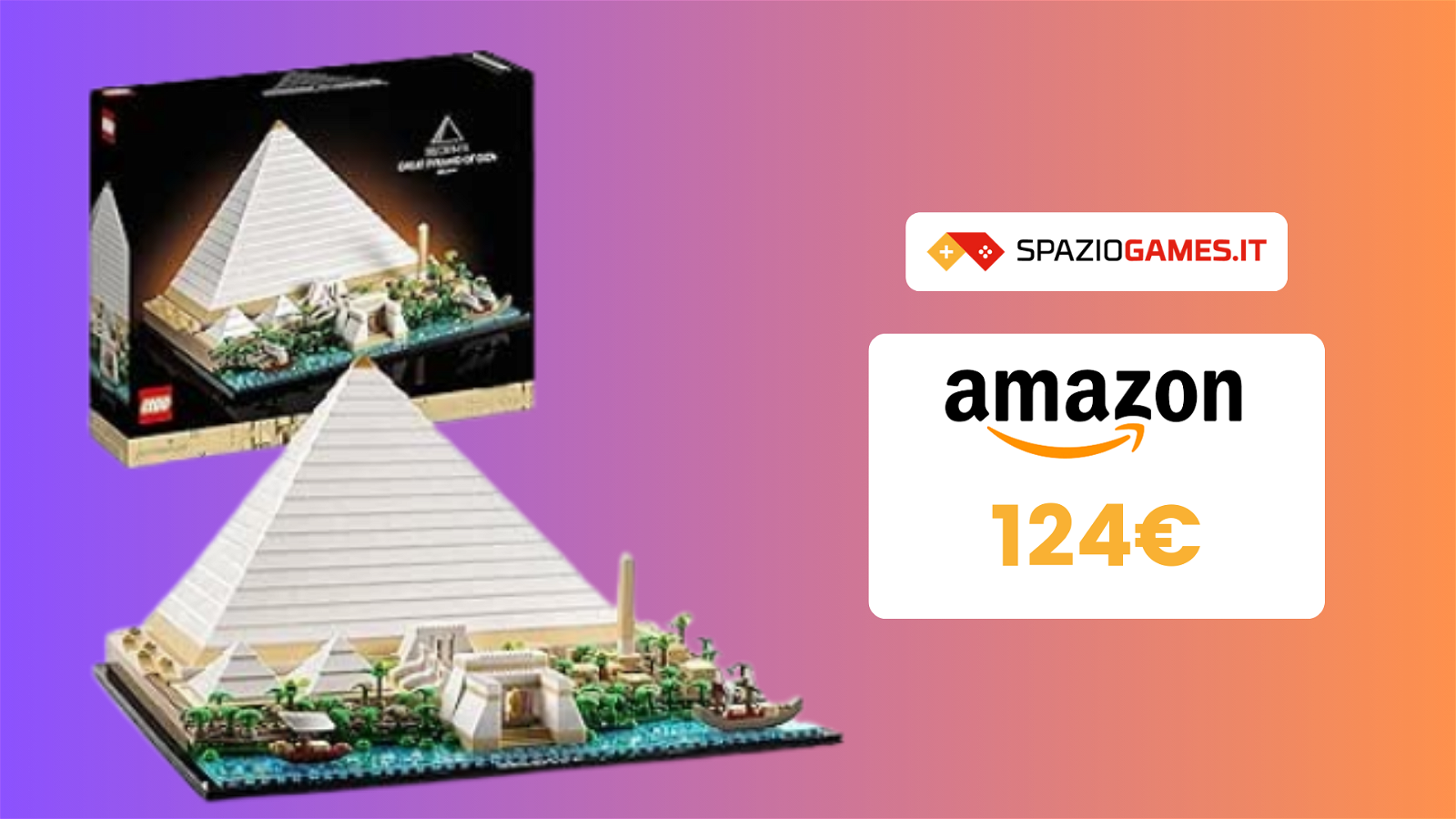 La Grande Piramide di Giza LEGO a 124€: da COLLEZIONE!