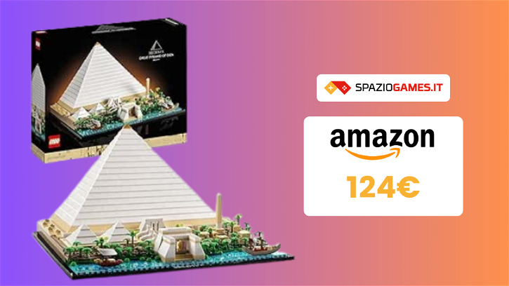 Immagine di La Grande Piramide di Giza LEGO a 124€: da COLLEZIONE!