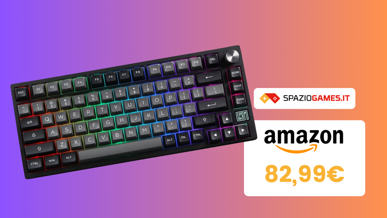 Immagine di Una tastiera meccanica a poco più di 80 euro? Eccola, con sconto del 25%!