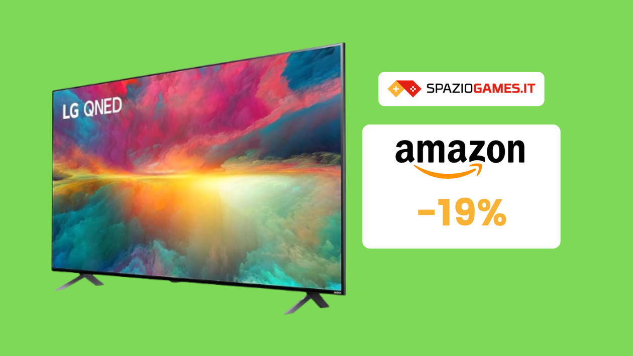 Immagine di Smart TV LG QNED da 75" in super offerta a 894€!