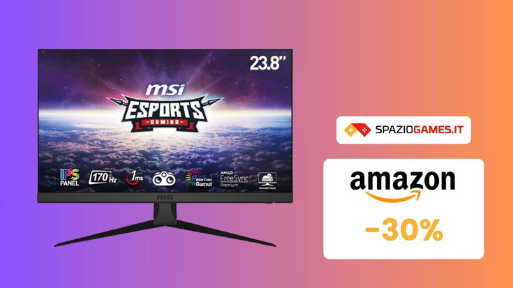 Monitor gaming MSI G2412 a un prezzo SHOCK: SOLI 139€!