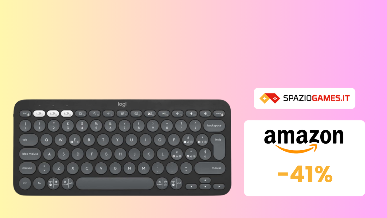 Immagine di Tastiera Logitech Pebble Keys: comoda, compatta e conveniente! (-41%)