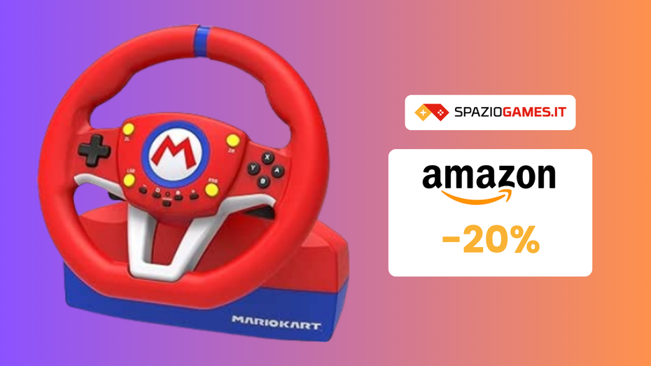 Immagine di Volante HORI di Mario Kart Racing a 56€ per corse esaltanti!