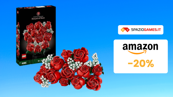 Bouquet di rose LEGO a soli 48€: è MERAVIGLIOSO!