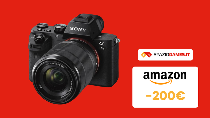 Sconto di 200€ sulla Sony Alpha 7M2K, splendida full-frame