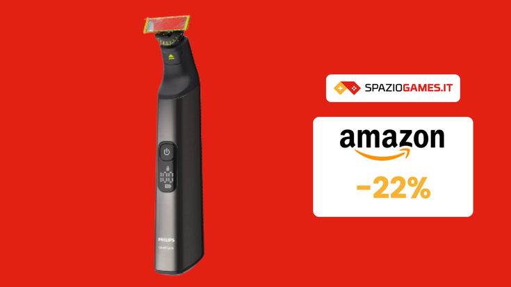 Rasoio elettrico Philips OneBlade Pro 360 oggi a 75€!