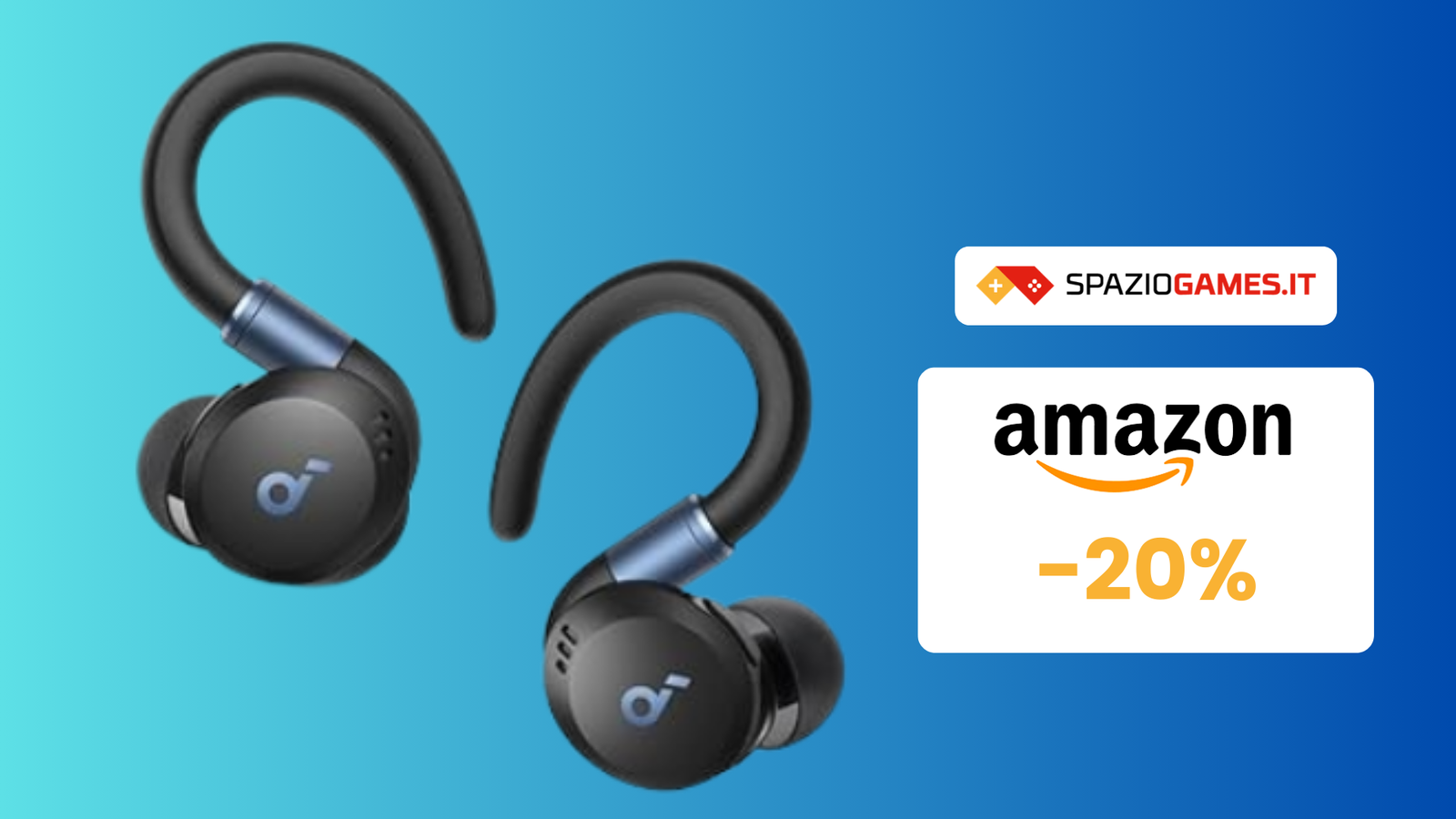 Auricolari soundcore Sport X20 a 80€: TOP per gli sportivi!