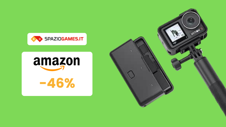 Action cam DJI Osmo Action 3 a -46%: vendutissima su Amazon!