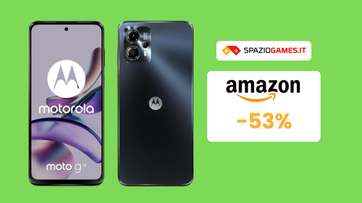 SOLTANTO 90€ per il Motorola Moto G13: SUPER sconto del 53%!