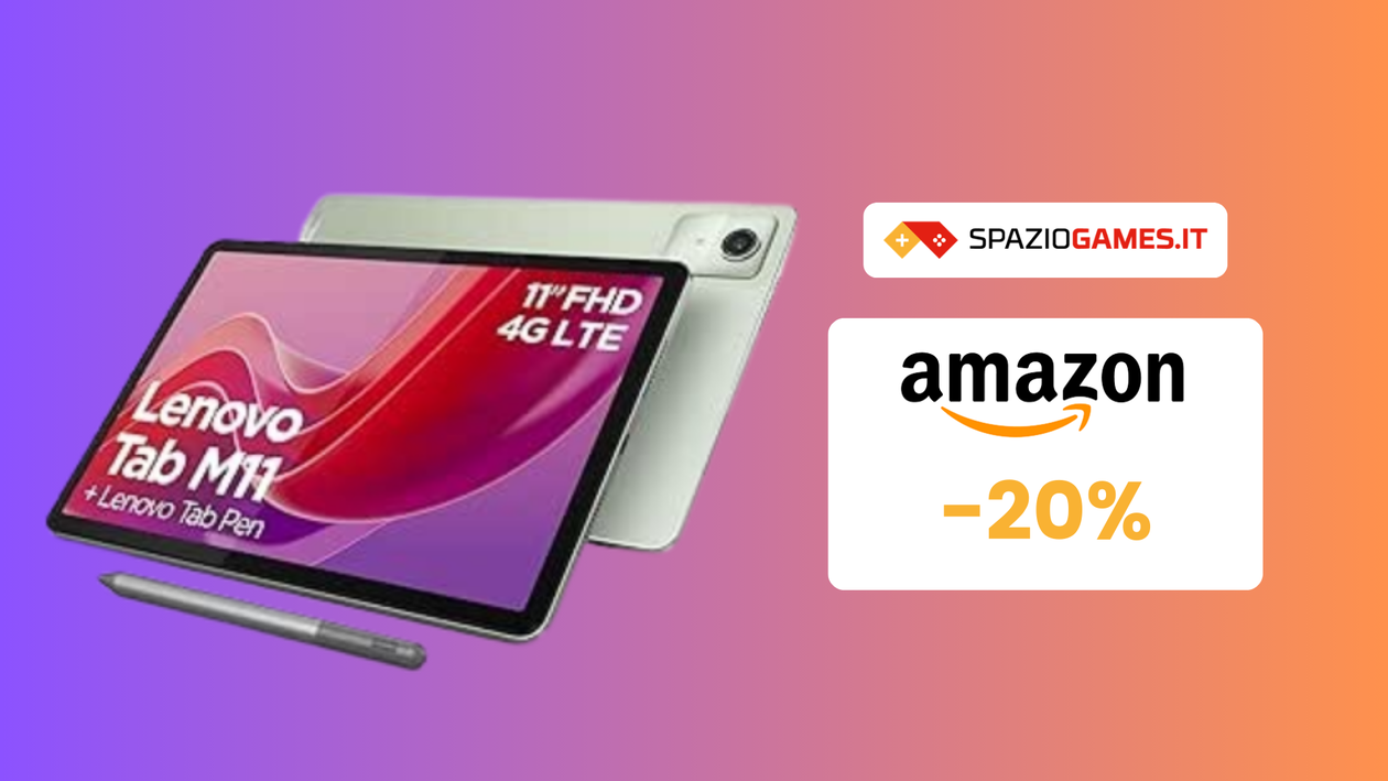 Immagine di Solo 205€ per questo tablet Lenovo con penna inclusa!
