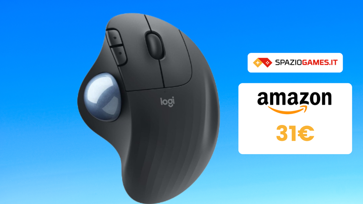 Mouse ergonomico Logitech Ergo M575 a 31€: e STOP ai dolori!