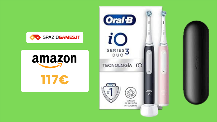 Immagine di Due spazzolini elettrici Oral-B iO 3N in OFFERTA a 117€!
