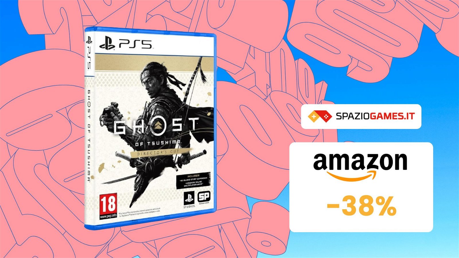 Ghost of Tsushima Director’s Cut per PS5 a un SUPER prezzo! -38%