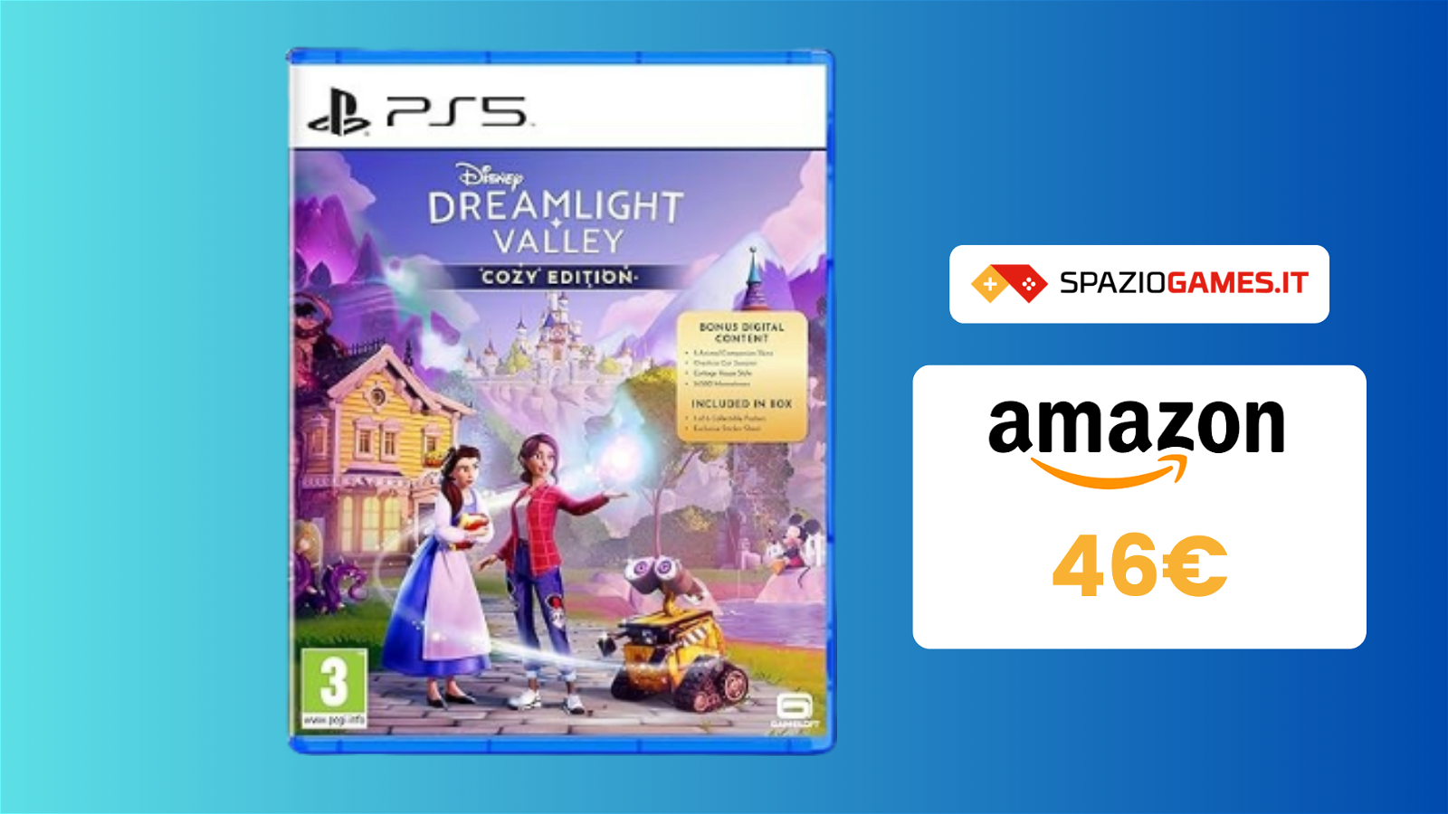 Disney Dreamlight Valley Cozy Edition per PS5 a soli 46€!