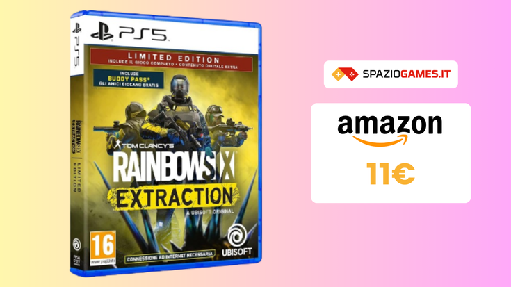 SOLO 11€ per Rainbow Six Extraction per PS5? WOW!