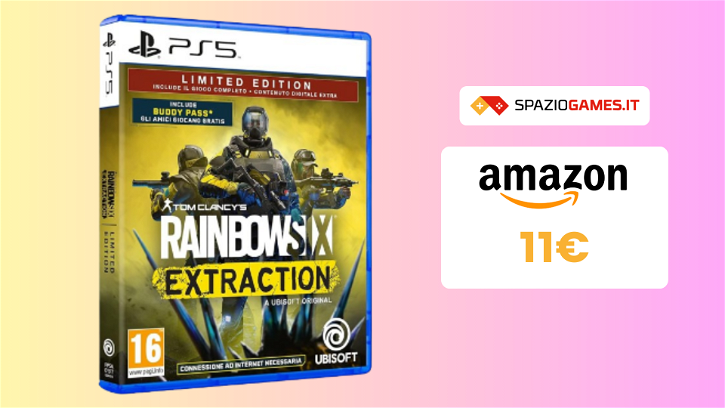 Immagine di SOLO 11€ per Rainbow Six Extraction per PS5? WOW!
