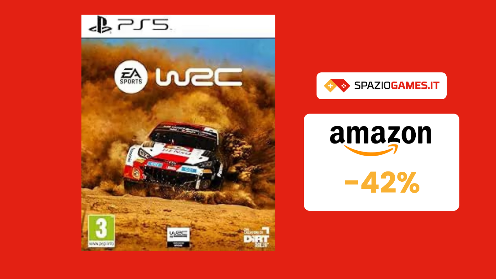 Il rally perfetto con EA Sports WRC in offerta a 29€: -42%!
