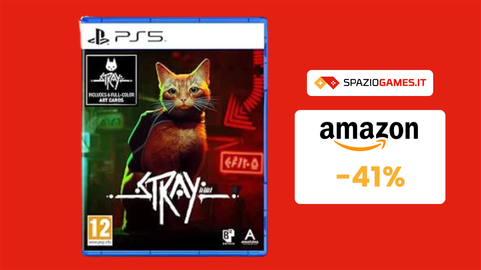 Diventate un gatto randagio con Stray per PS5 a SOLI 24€!