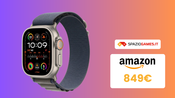 CHE OFFERTA! Apple Watch Ultra 2 a SOLI 849€ su Amazon!