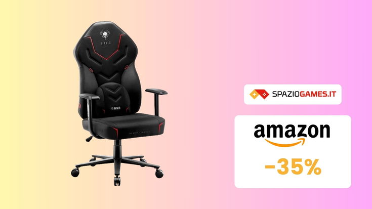 VERO AFFARE! Sedia Diablo X-Gamer 2.0 al PREZZO PIU' BASSO di sempre! -35%