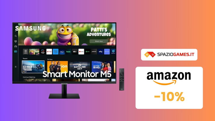 Questo monitor Samsung 27" che fa anche da TV è oggi in SCONTO! SOLI 180€!