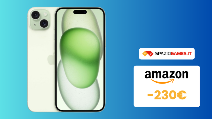 SUPER OFFERTA! Oggi iPhone 15 Plus è SCONTATO di 230€!