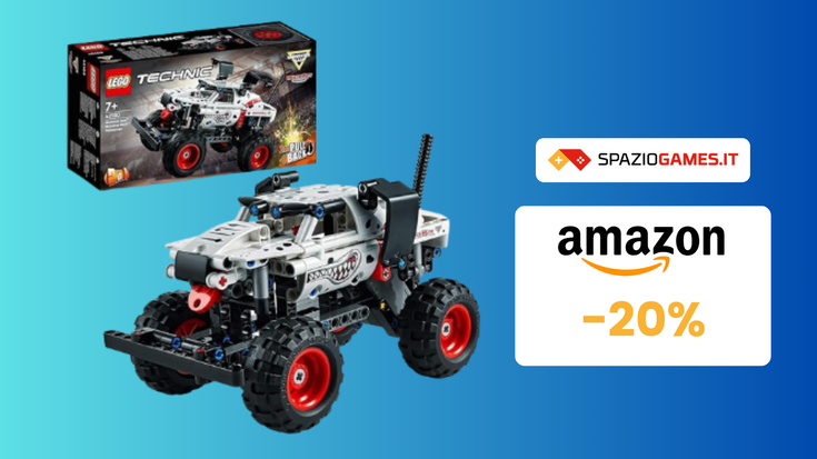 Il set Monster Jam 2 in 1 LEGO Technic è in offerta a 16€!