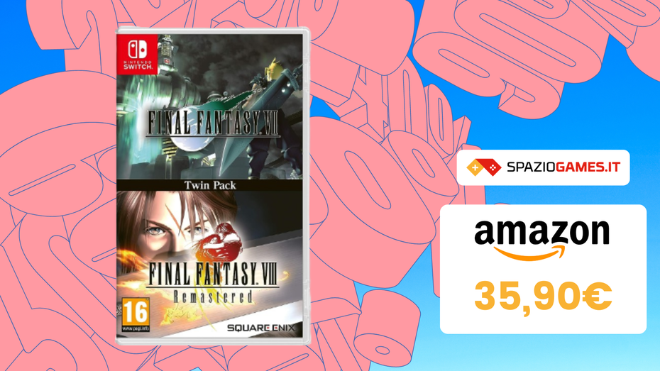 Immagine di CHE OFFERTA! Final Fantasy VII e VIII Remastered per Switch a soli 35,90€!