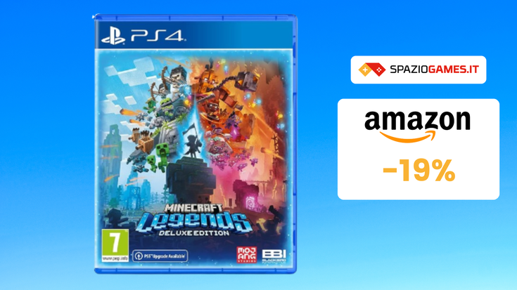 Edizione deluxe di Minecraft Legends per PS4 a soli 25€!