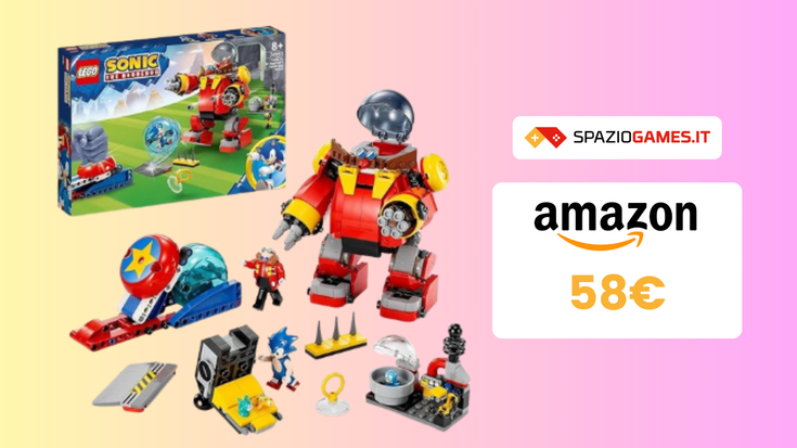 Set LEGO Sonic contro il Dr. Eggman a 58€ per giochi infiniti!