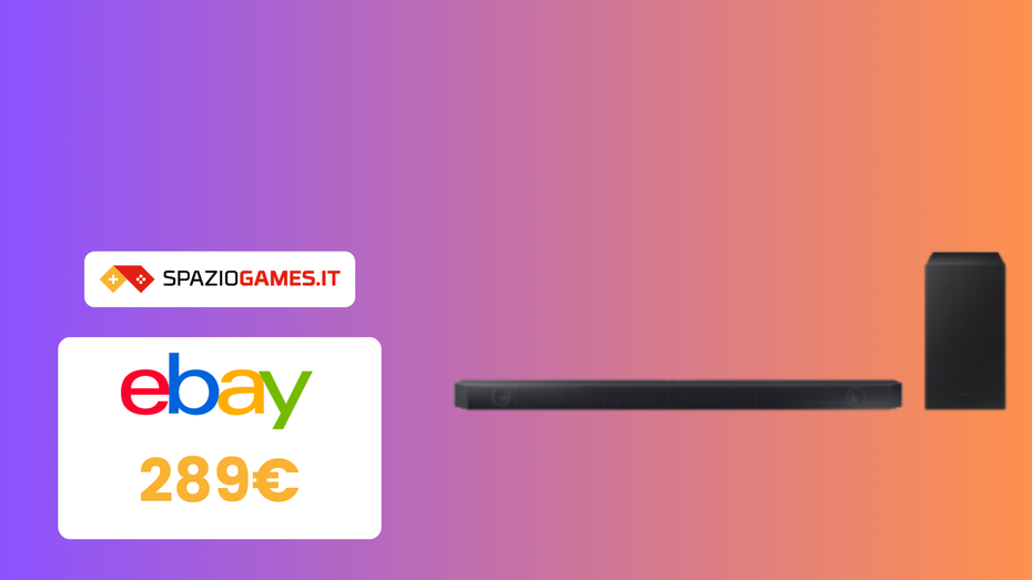 Immagine di OTTIMA soundbar Samsung 2023 in offerta su eBay!