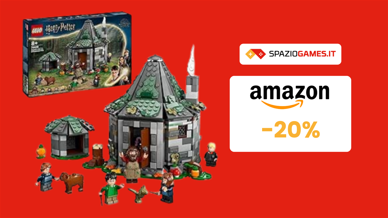 La capanna di Hagrid LEGO al prezzo magico di soli 60€!