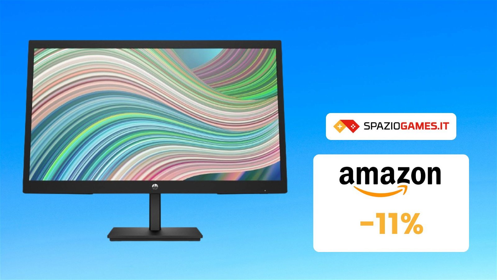 Un monitor HP FullHD da 22" a MENO di 80€? OFFERTA WOW su Amazon!